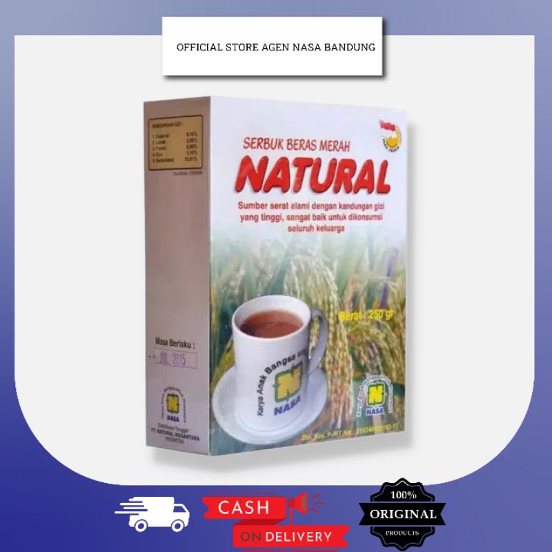 

Serbuk Beras Merah Natural Nasa-Membantu Program Diet-Agen Nasa Bandung