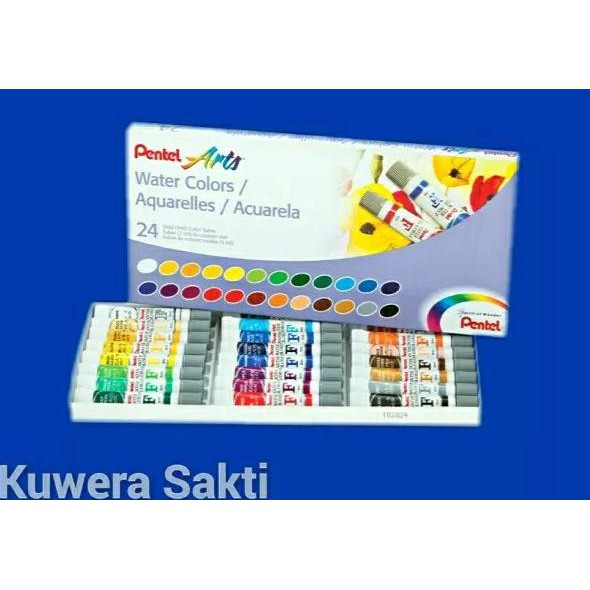 

Baru! Cat Air / Water Colors Pentel 24 Warna Termurah