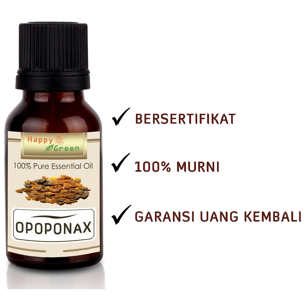 Happy Green Opoponax Resinoid Oil  - Minyak Opoponax 100% Murni