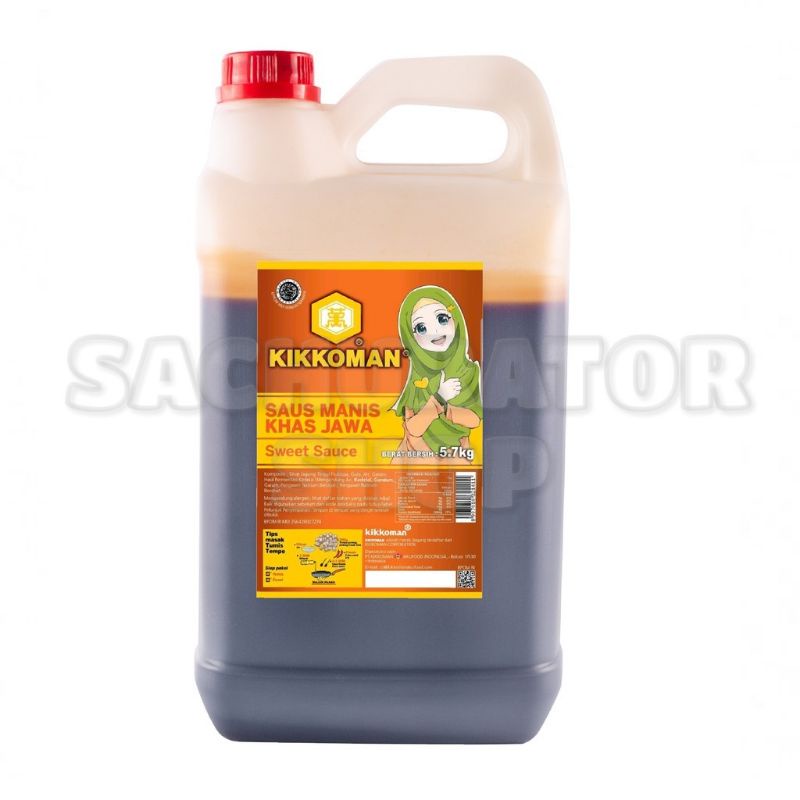 

Kikkoman Kikkomen Kikoman Kikomen Bumbu Saus Manis Khas Jawa Javanese Sweet Sauce Jerigen 5,7 Kg
