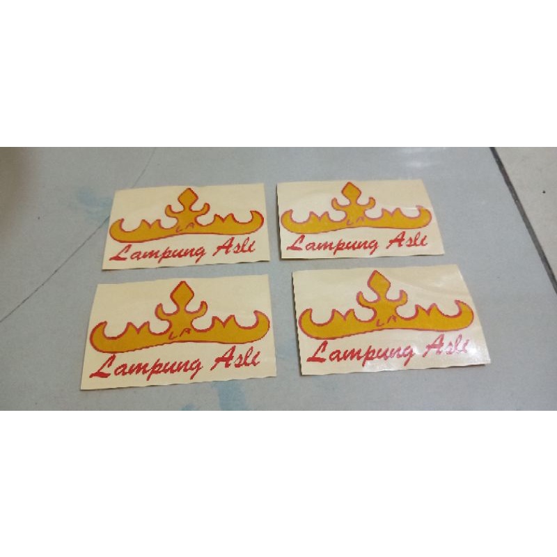 sticker cutting Lampung siger
