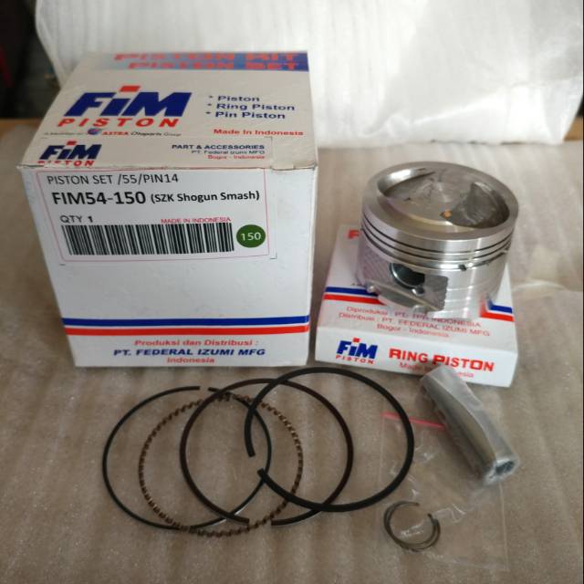 PISTON KIT Smash/Shogun125 FIM 54