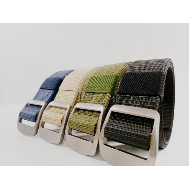IKAT PINGGANG KANVAS NYLON TACTICAL PRIA WANITA BELT FASHION PANJANG -+ 125cm