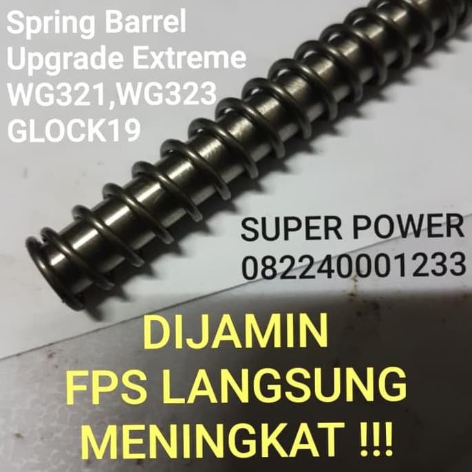 PROMO Per Spring Barrel Upgrade Extreme utk WG321 WG323 M84 Glock19 RCF dll