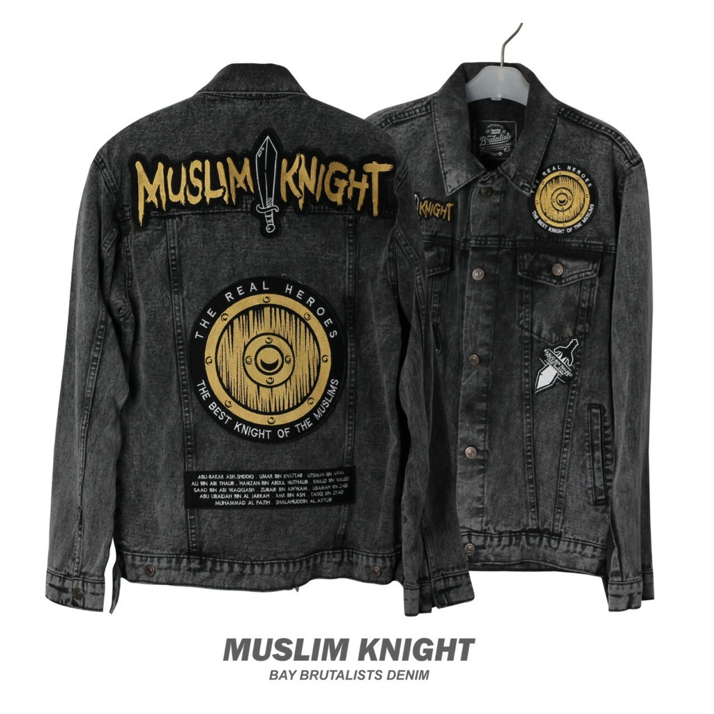 JAKET JEANS BRUTALIST MUSLIM KNIGHT