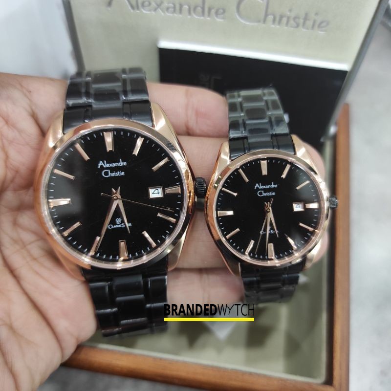 Jam Tangan Alexandre  Christie / Alexander Couple AC 8554 Original