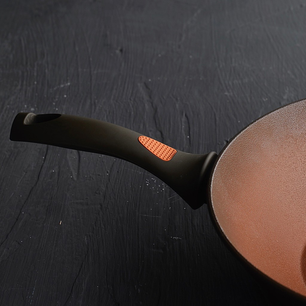 Frypan Induksi Oxone OX-220F Wajan Ombre Series, Terra Cotta 20cm