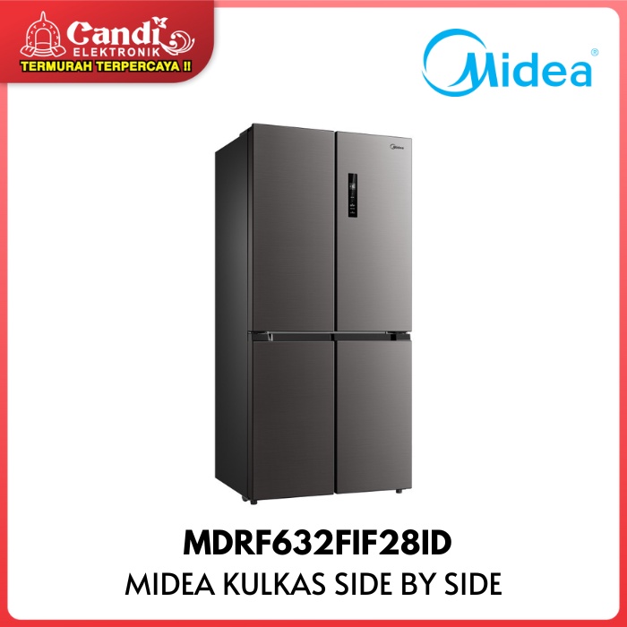 Jual Midea Kulkas Side By Side Liter Mdrf Fif Id Shopee Indonesia