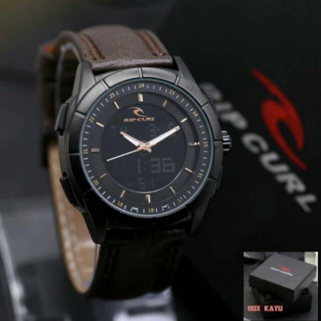 Jam tangan pria sport dualtime ripcurl 12517