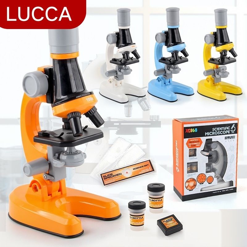 Upgrade 1200X Mikroskop Science Educational Toys Kit Lab Homeschool Mainan Untuk Hadiah Anak-anak