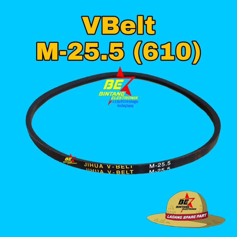 V belt Mesin Cuci M 25.5 pan belt mesin cuci V-Belt mesin cuci M25.5 VBELT 610 M 25,5