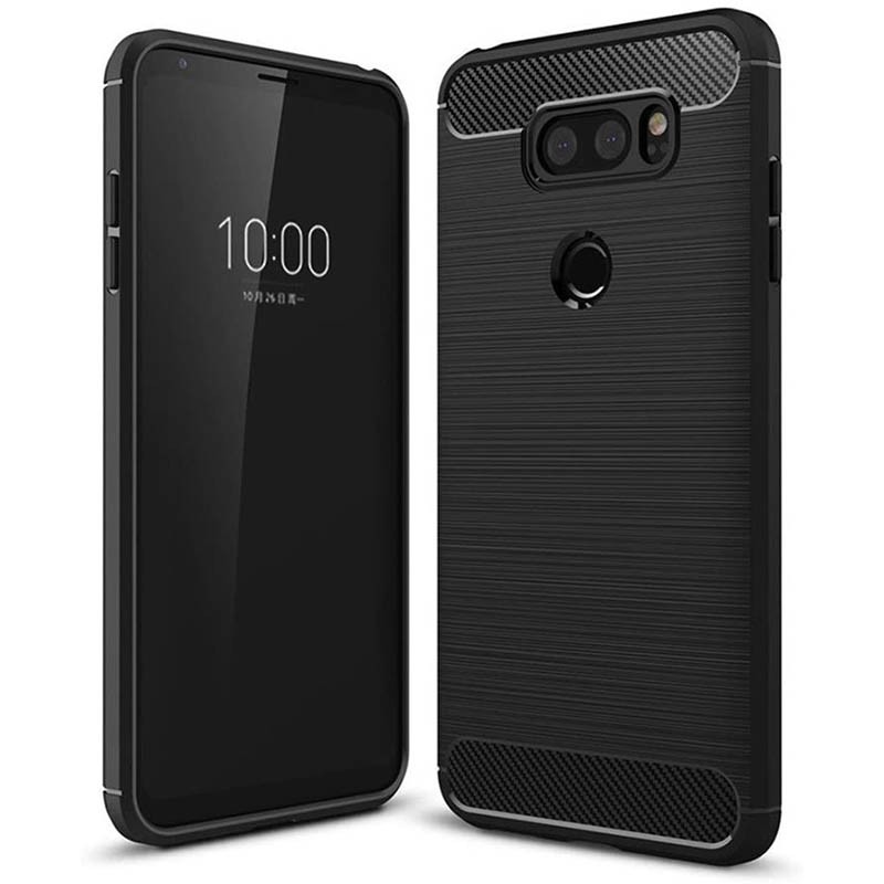 Casing LG V30 Casing LG V30 Plus Softcase LG V30 Armor Carbon TPU Case LG V30 - V30 Plus