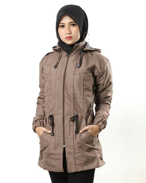 Parka Waterproof/Anti Air Wanita Premium Quality