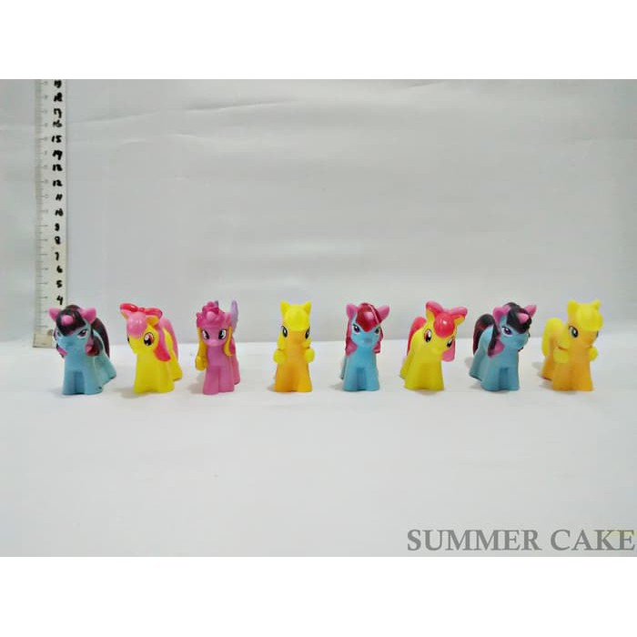 Hiasan Kue / Toppers Kue Little Pony ( Kuda Pony ) Mini Little