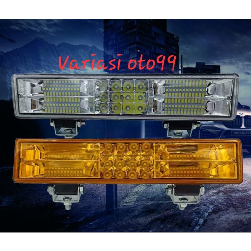 LAMPU TEMBAK SOROT LED CWL 60 MATA 12VOLT DAN 24VOLT CAHAYA PUTIH &amp; KUNING LAMPU MOBIL MOTOR