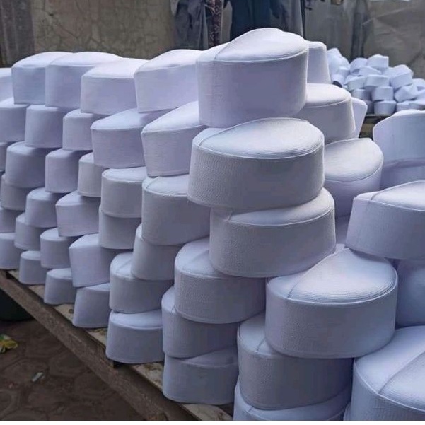 PECI PUTIH PECI BATOK TOPI PECI FASHION MUSLIM TERMURAH TINGGI 6cm KWALITAS PREMIUM