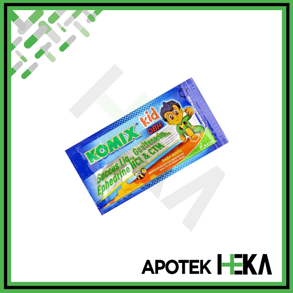 Komix Kid OBH PE Sachet isi 5ml (SEMARANG)