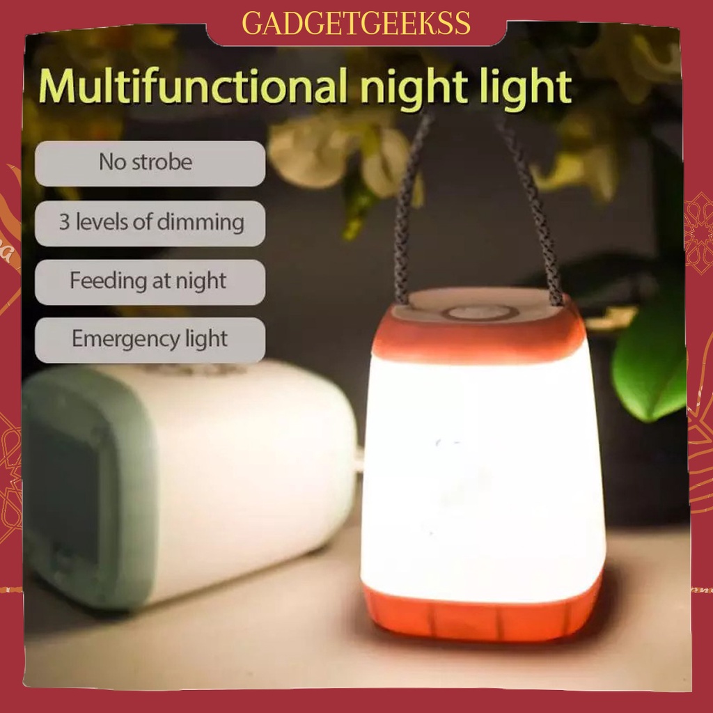 Lampu Emergency USB Charger LED Rechargable Camping Night Light