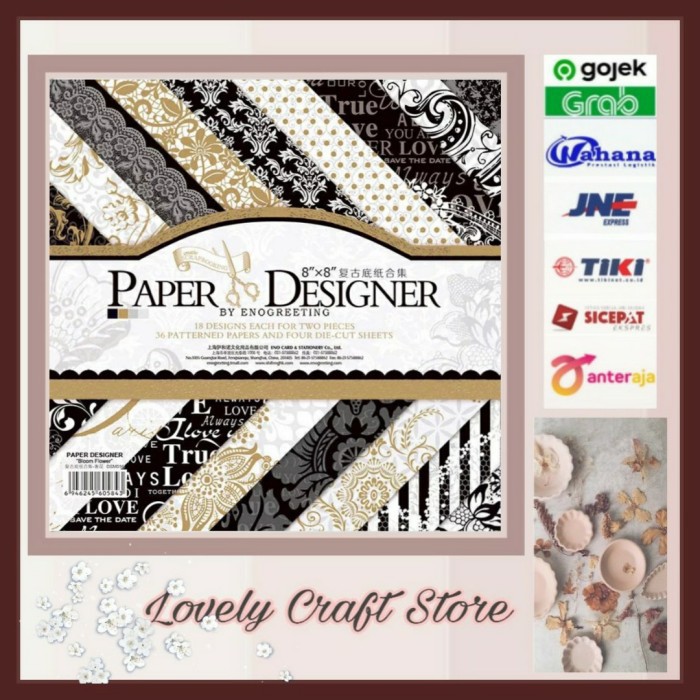 

2020cm (88") 36+4pcs/set kertas Scrapbook fancy paper origami #6 Diskon