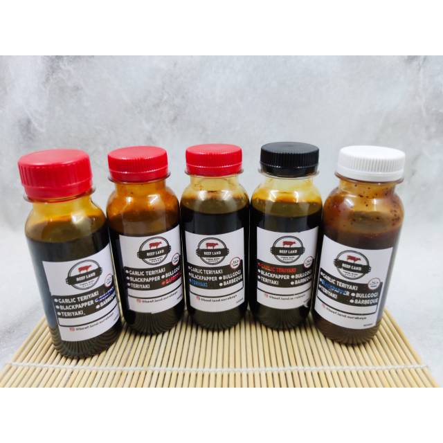 

Grill Sauce BBQ Marinasi Yakiniku Teriyaki Bulgogi Blackpepper Saus