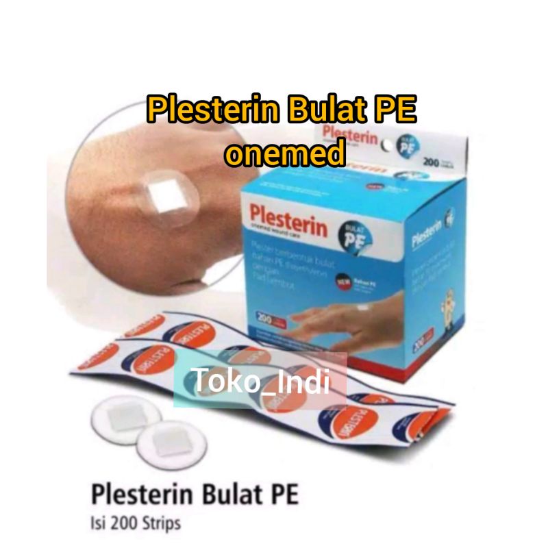 Plesterin Bulat PE Onemed / Plester / Plester Bulat 200 pcs