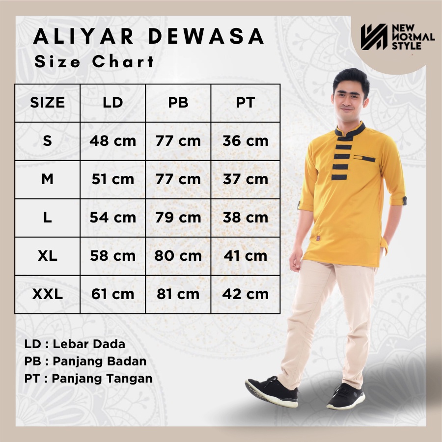 Aliyar Series Baju Pakaian Kemeja Kemko Koko Kokoh Muslim Kurta Pakistan Pria Laki Cowok Dewasa Lengan Pendek Dewasa Premium Terbaru 2022