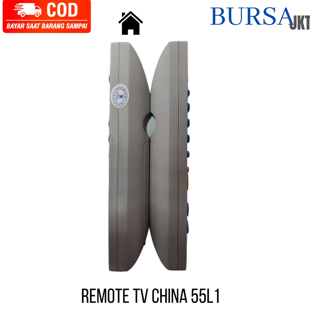 REMOTE TV CHINA TABUNG PENGGANTI MESIN TV WARNA PUTIH 55L1