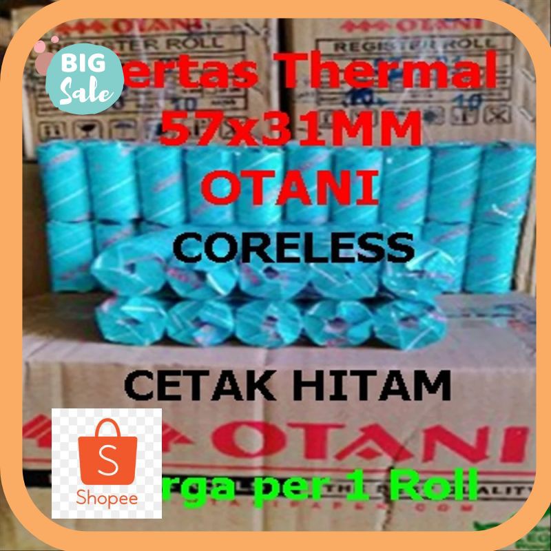 

Termurah Kertas Thermal OTANI 57X31 MM Printer Bluetooth Kekinian