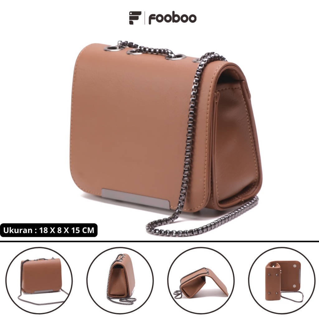 TAS SELEMPANG SLINGBAG EMBOS WANITA RANTAI