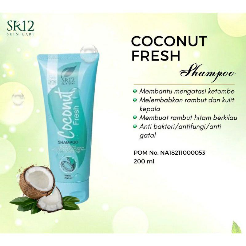 coconut shampoo sr12/shampoo anti ketombe sr12
