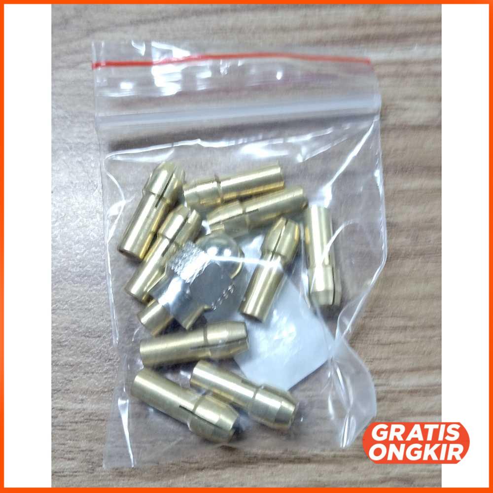 Mata Bor Drill Brass Collet 11PCS - DMPJ-31