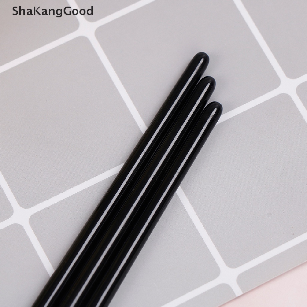 3pcs / set pen brush Lukis uv gel builder Bahan Akrilik Untuk salon nail art