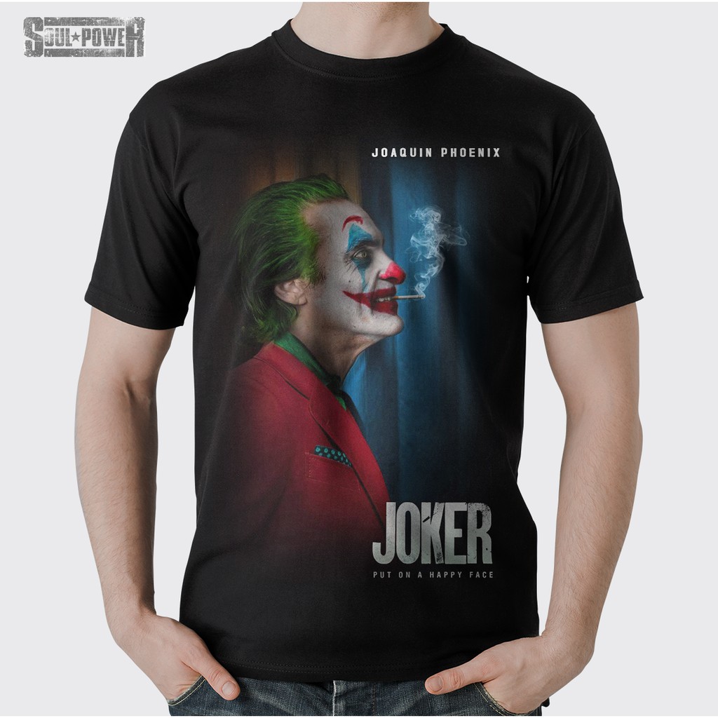 GROSIR BAJU DISTRO 3D MURAH JOKER LIFE IS FUNNY ORIGINAL SOULPOWERSTYLE