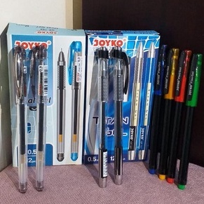 

Pulpen Joyko Gel Pen GP 189 0.5 mm (Tinta Hitam) / Joyko Titan Gel GP 167 0.5 mm (Tinta Hitam) / Joyko Pino Gel GP 190 0.5 mm (Tinta Hitam)