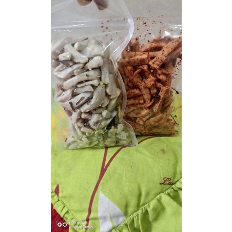 

Basreng setik extra pedas gurih aroma daun jeruk isi 500grm