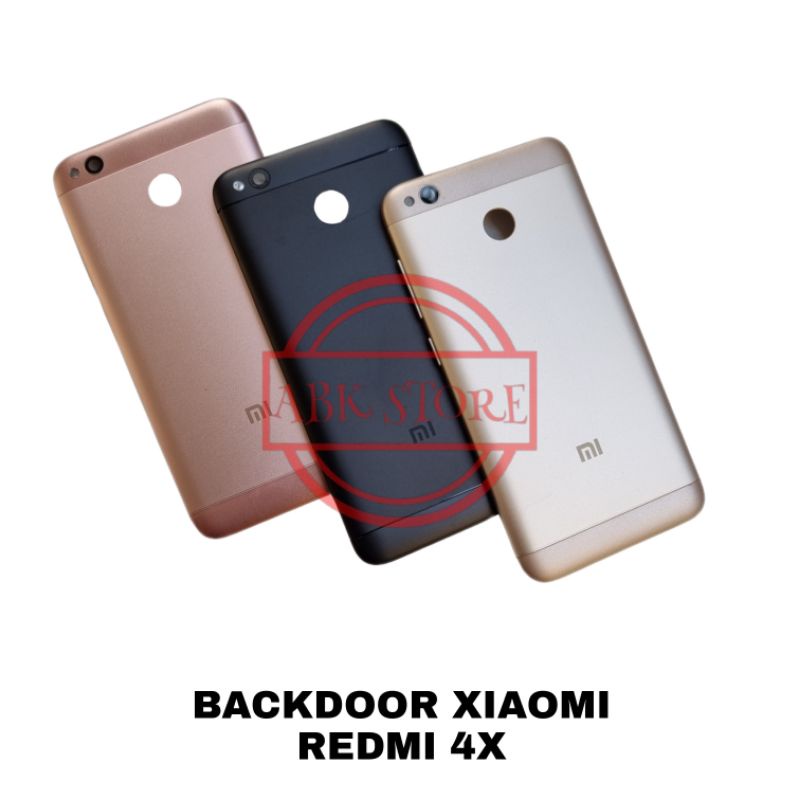 TUTUP BELAKANG BACKDOOR BACKCOVER BACK CASING HOUSING XIAOMI REDMI 4X / REDMI 4X PRIME