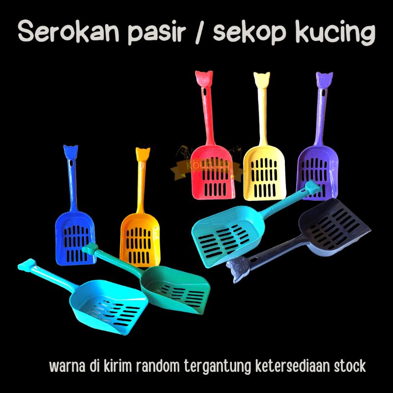 sekop kucing serokan pasir kucing serokan serbuk kayu hamster