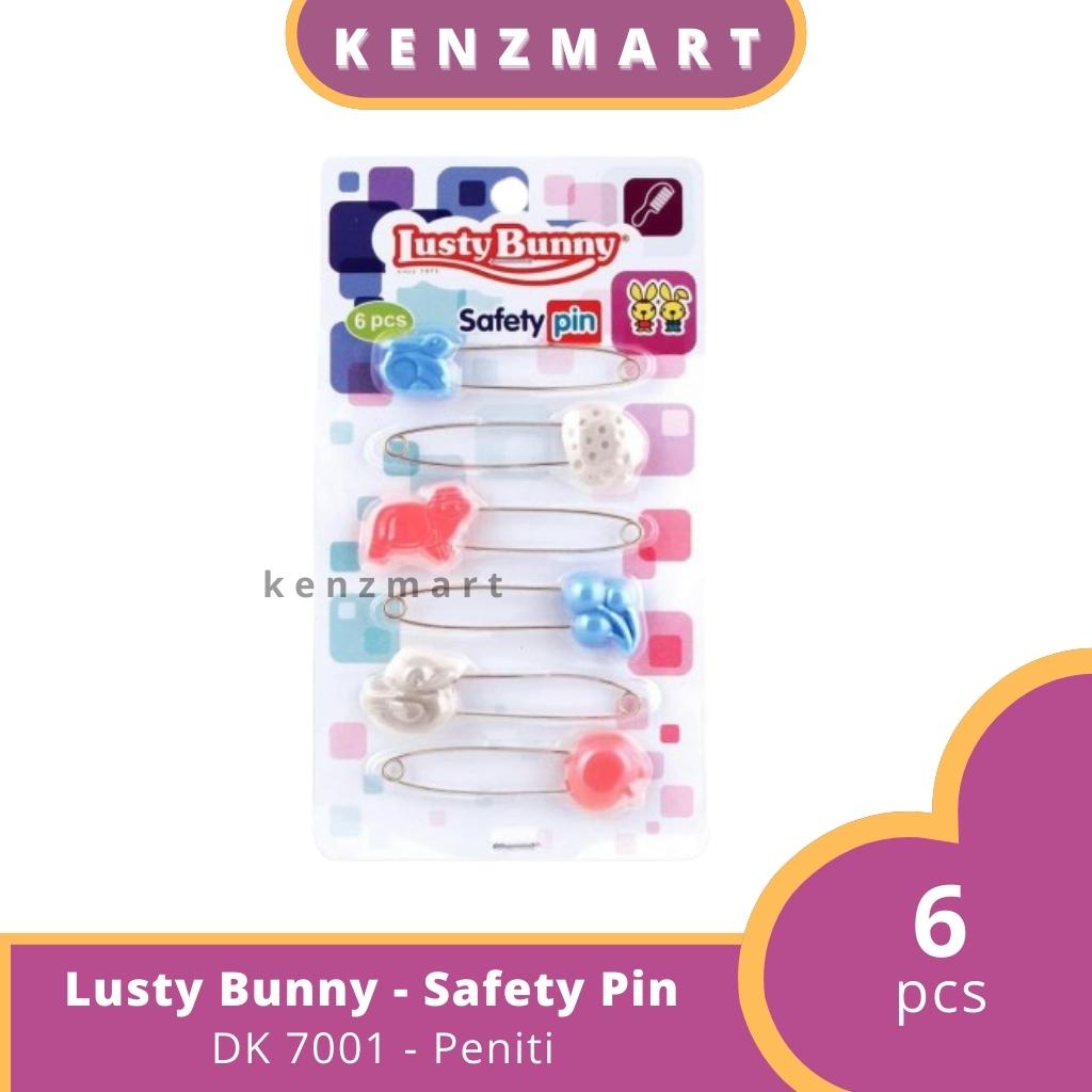 LUSTY BUNNY - PENITI ISI  6 PCS (DK 7701) / SAFETY PIN