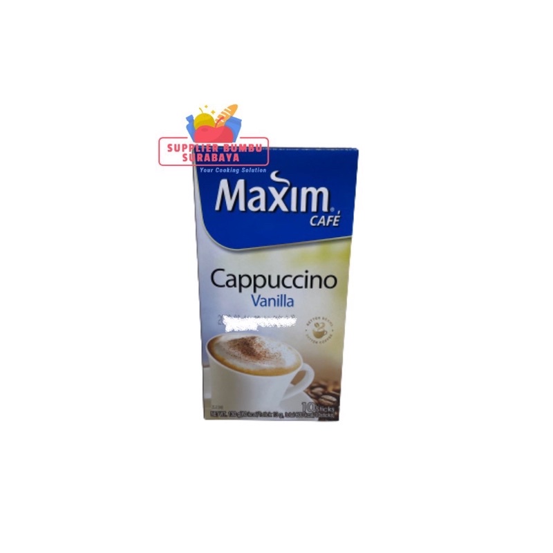 Maxim Coffee Instant Korea Sachet Cappucino Hazelnut Mocha Vanilla Latte BOX