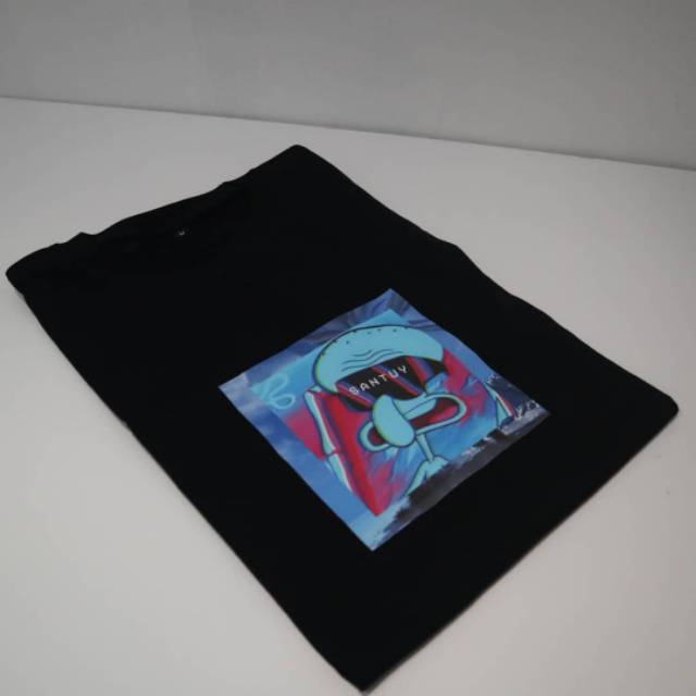 KAOS SQUIDWARD SANTUY READY SIZE S-XXL