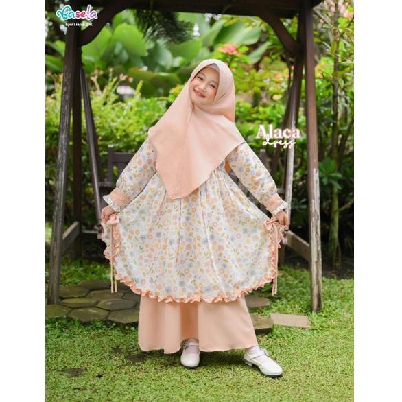 [KODE PRODUK RHBYV8496] #BASELA KIDS gamis anak premium HELIA HASYA ALACA