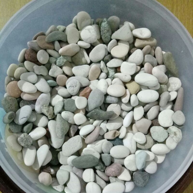 kerikil / batu panca warna / batu sungai