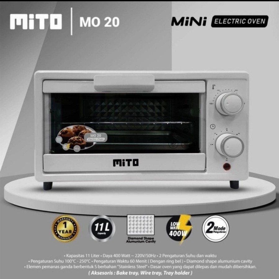 MITO MO-20 OVEN 11 LITER low watt mo20