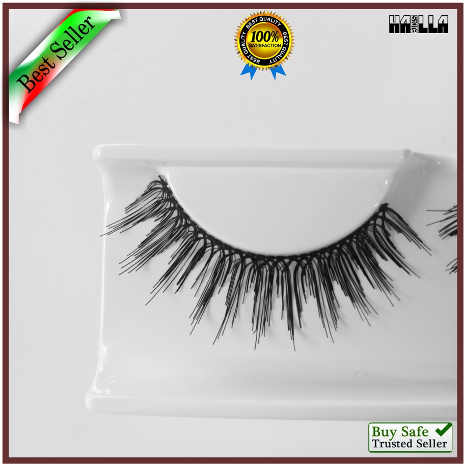 Bulu mata palsu M3 Bulumata Human Hair Lembut Halus Fake Eyelash Premium Murah