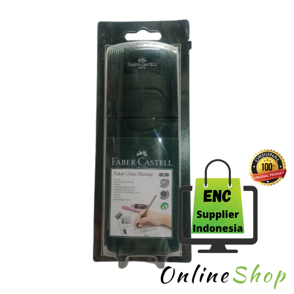 

fabercastell 1 paket pensil ujian mantab ujian EXAM TAB faber castell mantap per set - enc.sup