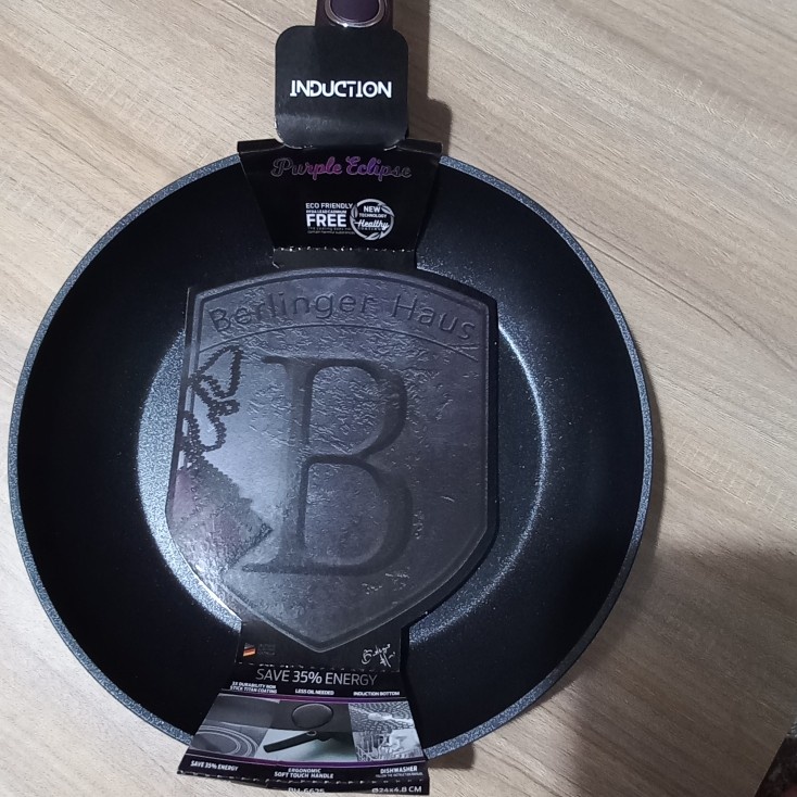 Berlinger Haus Fry Pan Panci Wajan Penggorengan 24Cm Purple Eclipse