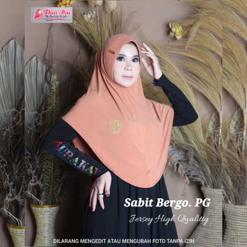 Jilbab Sabit PG ori DOI