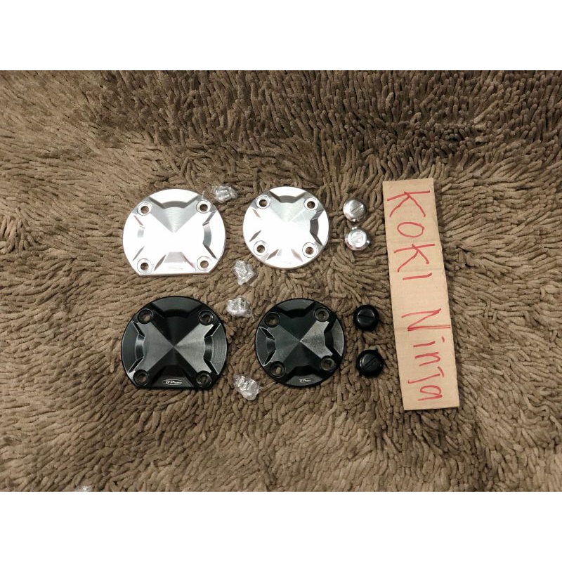 Cover blok mesin kawasaki ninja r rr magnet kopling bpro racing b pro cnc