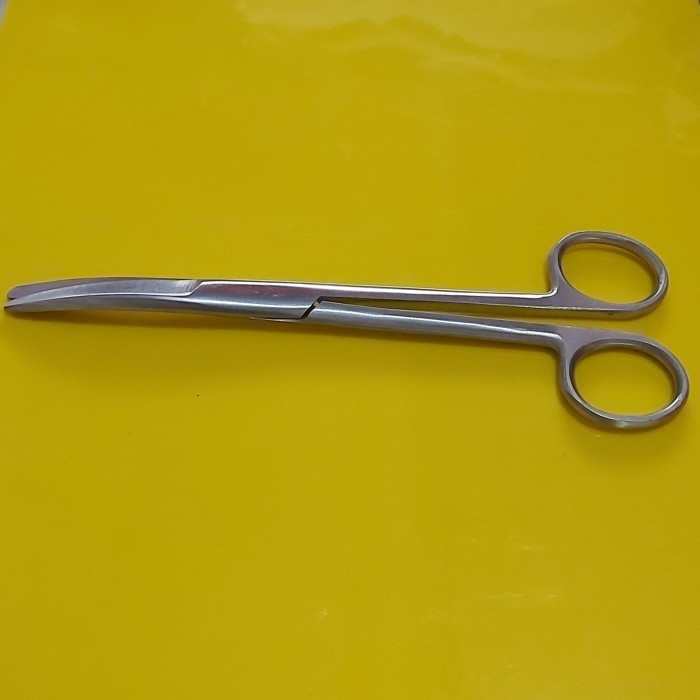 Gunting Mayo Bengkok 14cm. MAYO Scissors Curved 14 cm. Gunting IUD 14cm.