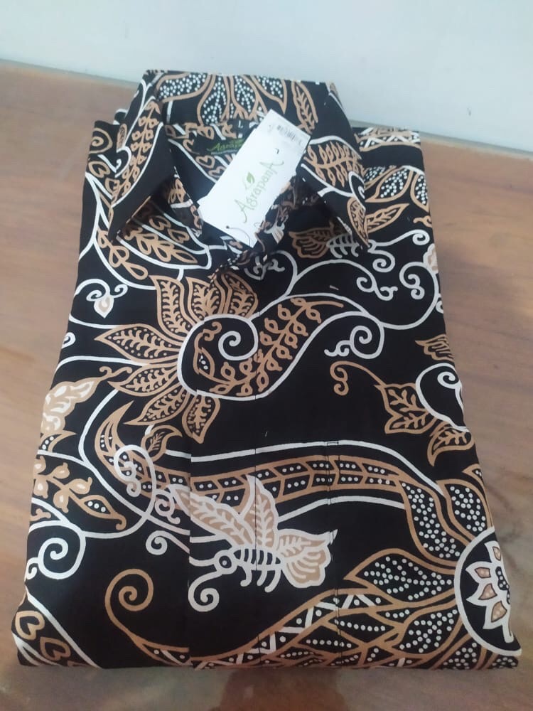 Agrapana Baju Batik Pria Lengan Panjang Batik Premium Kemeja Batik Pria Lengan Panjang Modern Rajata